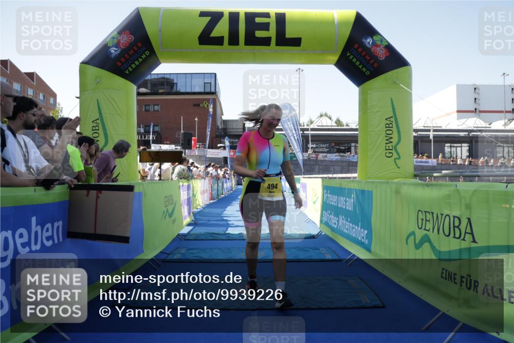 09.08.2026 - GEWOBA Citytriathlon Bremen Yannick Fuchs http://msf.ph/oto/9939226 09.08.2026 11:48:06 Ziel 459, 494 meine-sportfotos.de