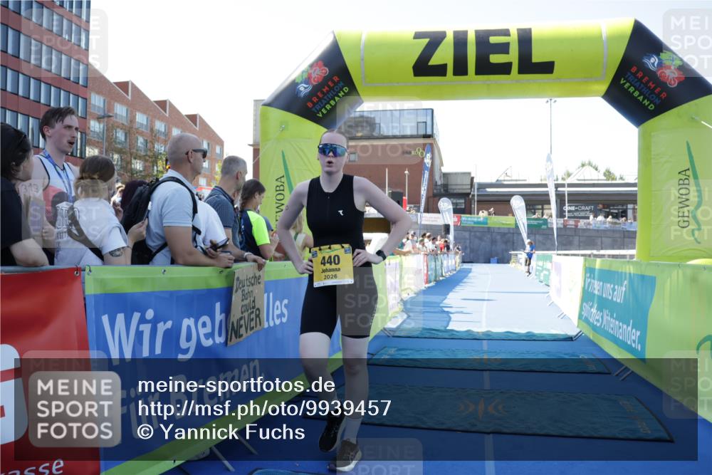 09.08.2026 - GEWOBA Citytriathlon Bremen Yannick Fuchs http://msf.ph/oto/9939457 09.08.2026 11:49:10 Ziel 440 meine-sportfotos.de
