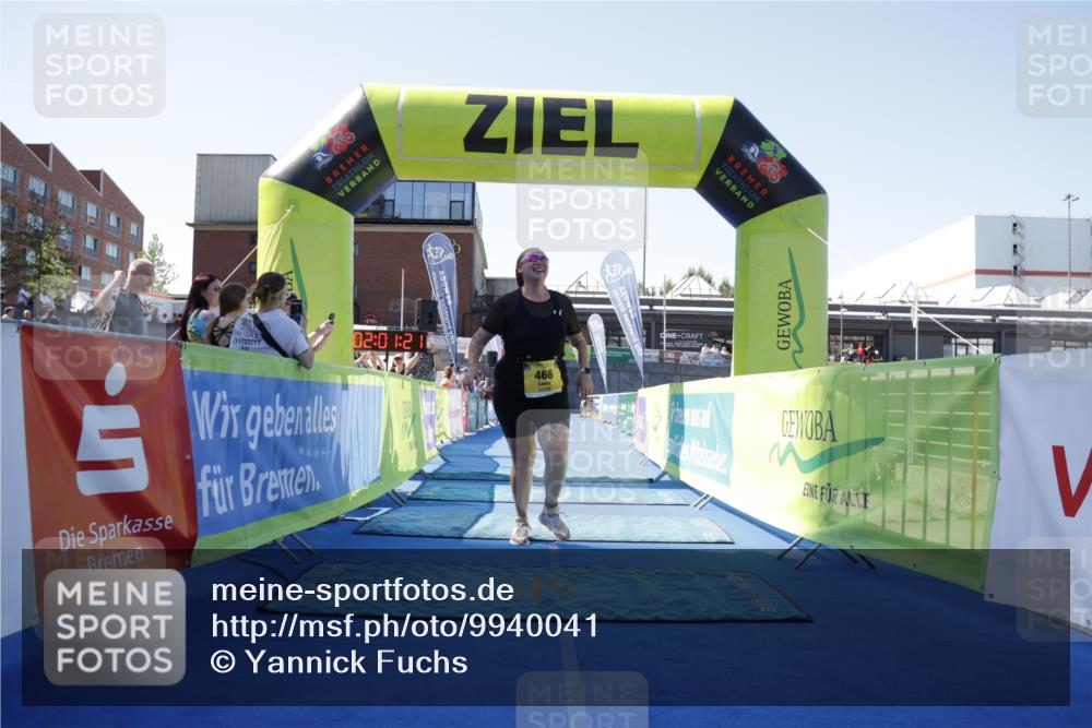 09.08.2026 - GEWOBA Citytriathlon Bremen Yannick Fuchs http://msf.ph/oto/9940041 09.08.2026 12:01:24 Ziel 466 meine-sportfotos.de