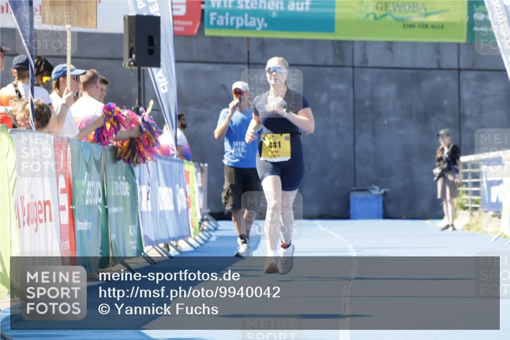 09.08.2026 - GEWOBA Citytriathlon Bremen Yannick Fuchs http://msf.ph/oto/9940042 09.08.2026 12:01:32 Ziel 441 meine-sportfotos.de