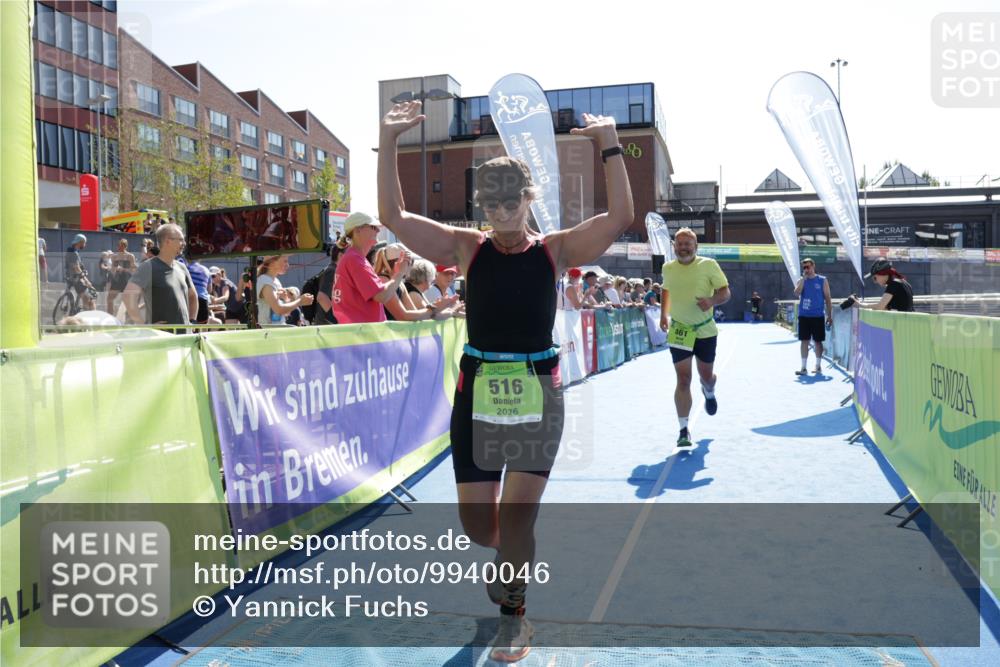 09.08.2026 - GEWOBA Citytriathlon Bremen Yannick Fuchs http://msf.ph/oto/9940046 09.08.2026 15:35:48 Ziel 461, 516 meine-sportfotos.de