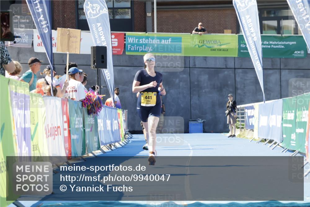 09.08.2026 - GEWOBA Citytriathlon Bremen Yannick Fuchs http://msf.ph/oto/9940047 09.08.2026 12:01:33 Ziel 441 meine-sportfotos.de