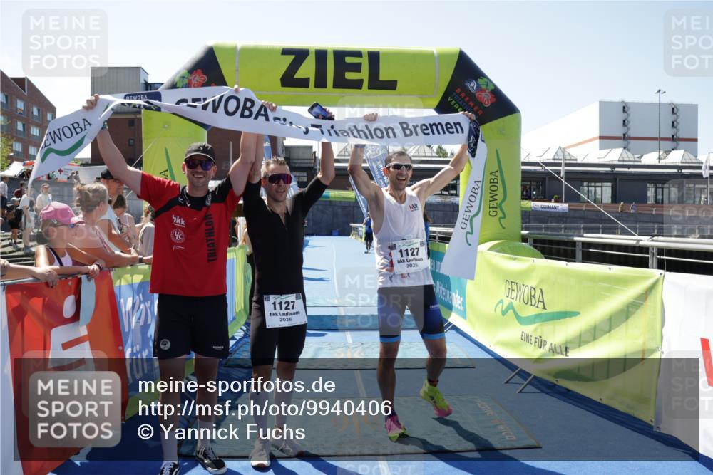 09.08.2026 - GEWOBA Citytriathlon Bremen Yannick Fuchs http://msf.ph/oto/9940406 09.08.2026 13:39:38 Ziel  meine-sportfotos.de