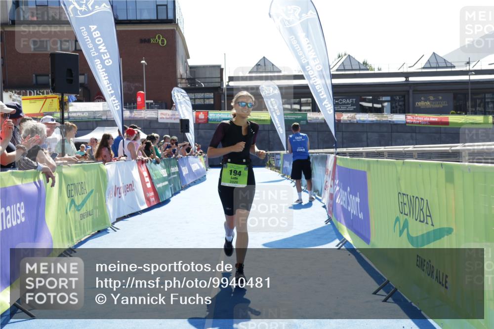09.08.2026 - GEWOBA Citytriathlon Bremen Yannick Fuchs http://msf.ph/oto/9940481 09.08.2026 15:39:35 Ziel 194, 209 meine-sportfotos.de