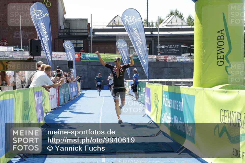 09.08.2026 - GEWOBA Citytriathlon Bremen Yannick Fuchs http://msf.ph/oto/9940619 09.08.2026 13:43:12 Ziel 787, 1131 meine-sportfotos.de