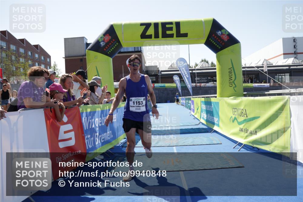 09.08.2026 - GEWOBA Citytriathlon Bremen Yannick Fuchs http://msf.ph/oto/9940848 09.08.2026 13:46:19 Ziel 1153 meine-sportfotos.de
