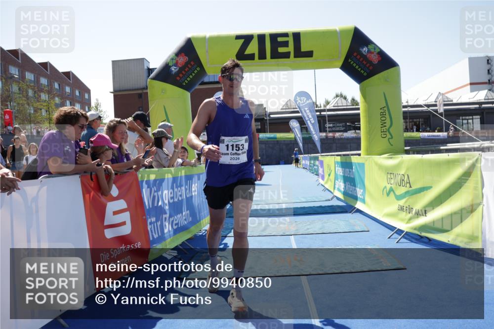 09.08.2026 - GEWOBA Citytriathlon Bremen Yannick Fuchs http://msf.ph/oto/9940850 09.08.2026 13:46:19 Ziel 1153 meine-sportfotos.de
