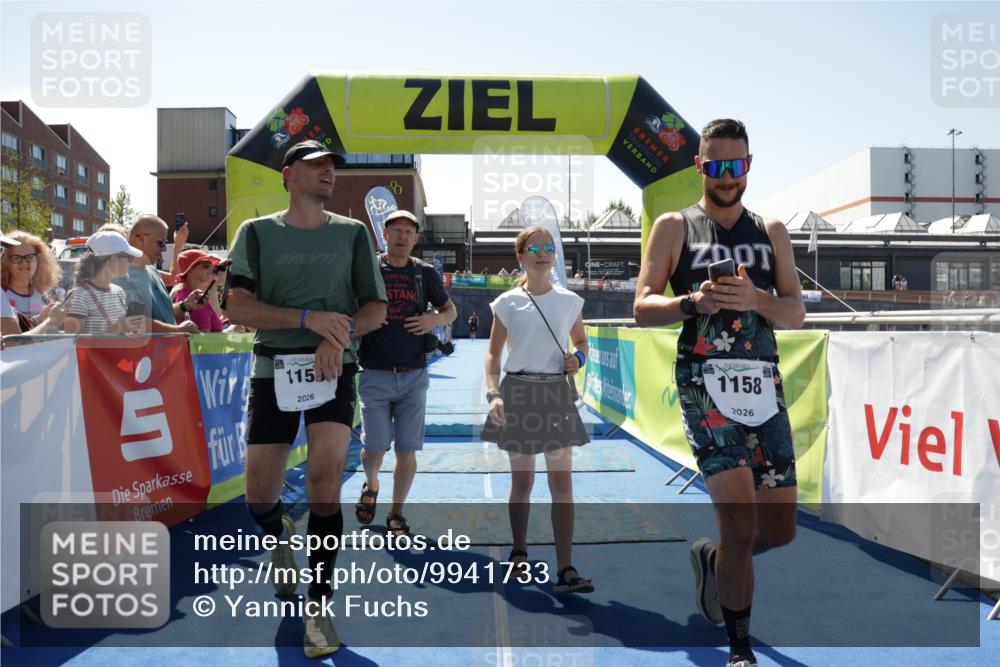 09.08.2026 - GEWOBA Citytriathlon Bremen Yannick Fuchs http://msf.ph/oto/9941733 09.08.2026 14:01:46 Ziel 1158 meine-sportfotos.de