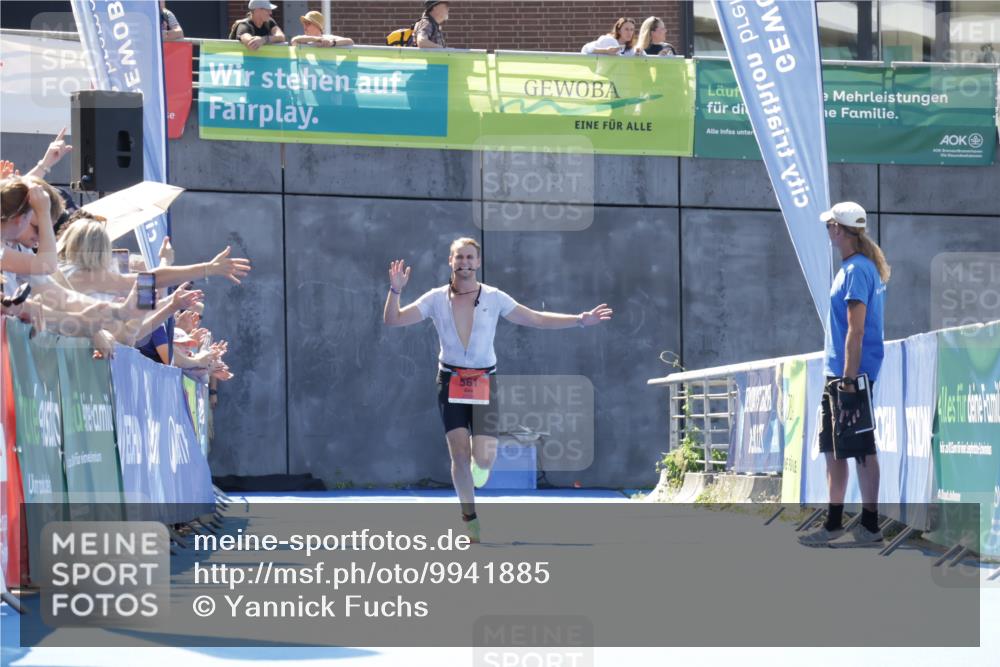 09.08.2026 - GEWOBA Citytriathlon Bremen Yannick Fuchs http://msf.ph/oto/9941885 09.08.2026 14:06:01 Ziel 561 meine-sportfotos.de