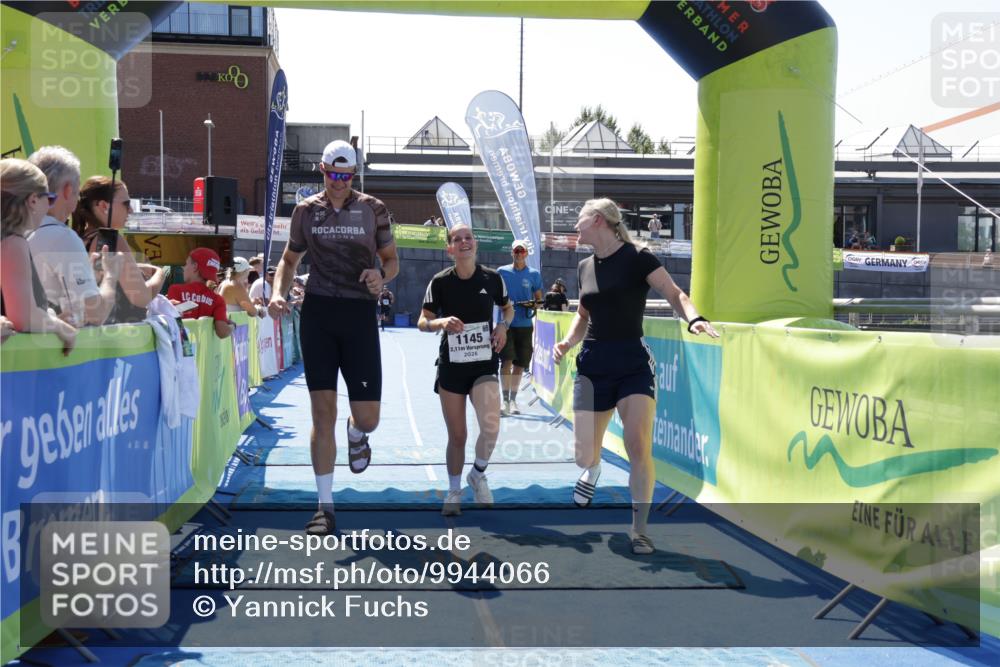 09.08.2026 - GEWOBA Citytriathlon Bremen Yannick Fuchs http://msf.ph/oto/9944066 09.08.2026 14:14:08 Ziel 597, 1145 meine-sportfotos.de
