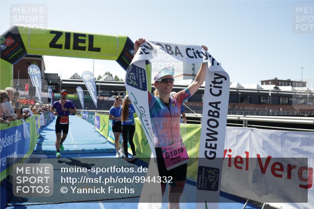 09.08.2026 - GEWOBA Citytriathlon Bremen Yannick Fuchs http://msf.ph/oto/9944332 09.08.2026 14:16:19 Ziel 654, 846 meine-sportfotos.de