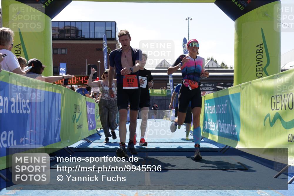 09.08.2026 - GEWOBA Citytriathlon Bremen Yannick Fuchs http://msf.ph/oto/9945536 09.08.2026 14:25:08 Ziel 812, 989, 1157 meine-sportfotos.de