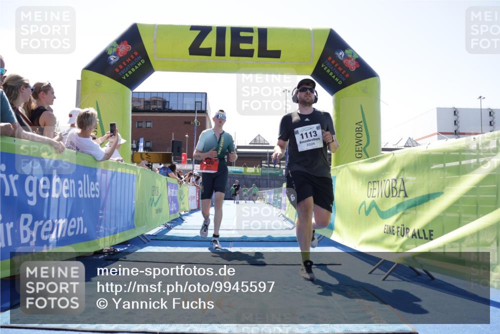 09.08.2026 - GEWOBA Citytriathlon Bremen Yannick Fuchs http://msf.ph/oto/9945597 09.08.2026 14:26:24 Ziel 540, 592, 1014, 1014, 1113 meine-sportfotos.de