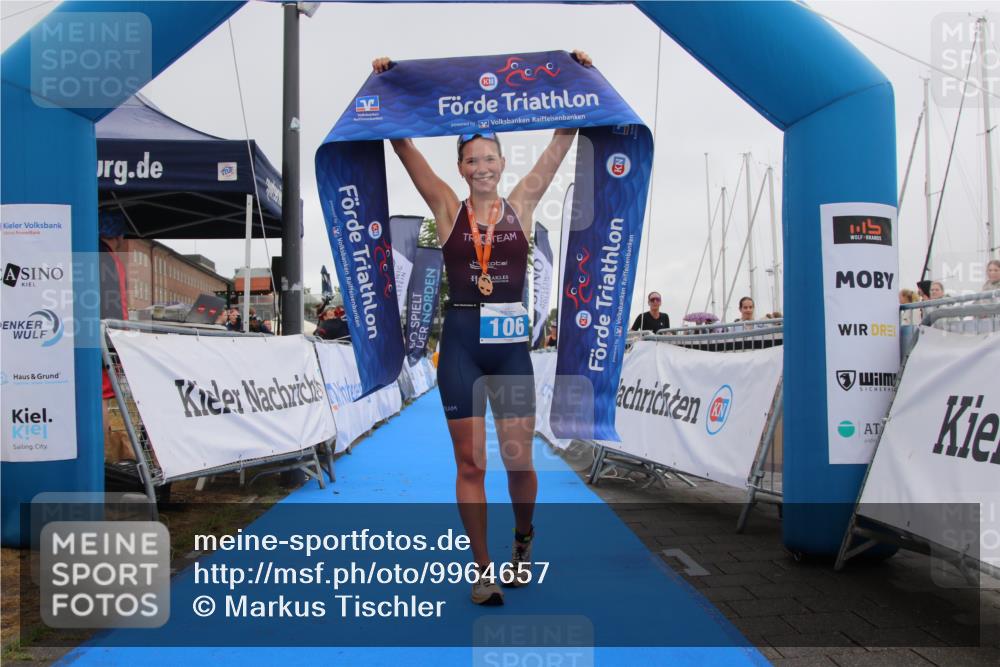 16.08.2026 - KN Förde Triathlon 2026 Markus Tischler http://msf.ph/oto/9964657 16.08.2026 10:07:14 Ziel  meine-sportfotos.de