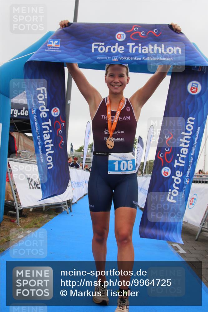 16.08.2026 - KN Förde Triathlon 2026 Markus Tischler http://msf.ph/oto/9964725 16.08.2026 10:07:23 Ziel  meine-sportfotos.de