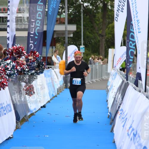 16.08.2026 - KN Förde Triathlon 2026 Markus Tischler http://msf.ph/oto/10001373 16.08.2026 12:30:15 Ziel 437, 437 meine-sportfotos.de