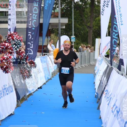 16.08.2026 - KN Förde Triathlon 2026 Markus Tischler http://msf.ph/oto/10001377 16.08.2026 12:30:16 Ziel 437, 437 meine-sportfotos.de