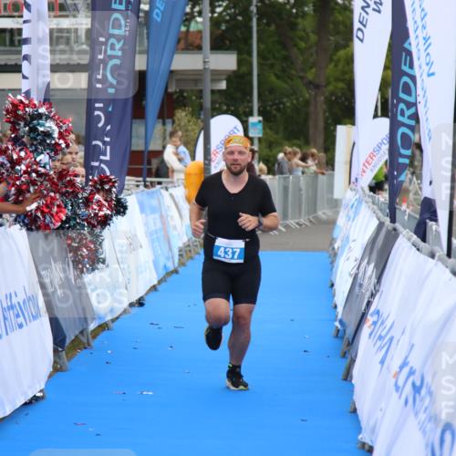 16.08.2026 - KN Förde Triathlon 2026 Markus Tischler http://msf.ph/oto/10001390 16.08.2026 12:30:16 Ziel 437, 437 meine-sportfotos.de