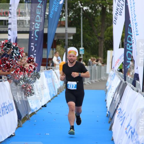 16.08.2026 - KN Förde Triathlon 2026 Markus Tischler http://msf.ph/oto/10001398 16.08.2026 12:30:16 Ziel 437, 437 meine-sportfotos.de