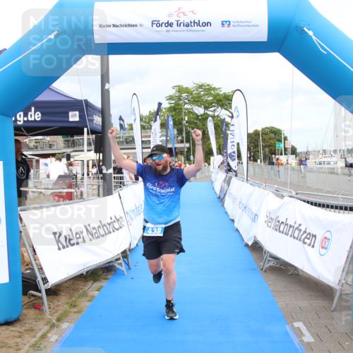 16.08.2026 - KN Förde Triathlon 2026 Markus Tischler http://msf.ph/oto/10001577 16.08.2026 12:35:04 Ziel 438, 438 meine-sportfotos.de