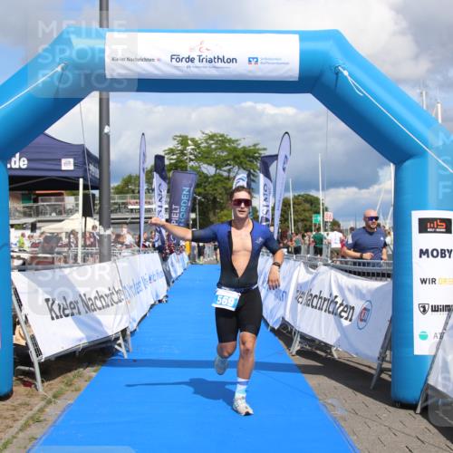 16.08.2026 - KN Förde Triathlon 2026 Markus Tischler http://msf.ph/oto/10002271 16.08.2026 13:55:00 Ziel 569, 569 meine-sportfotos.de