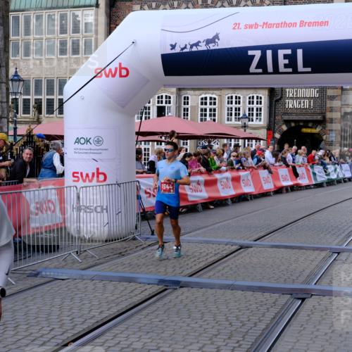 13.09.2026 - 21. swb-Marathon Bremen Tim E. http://msf.ph/oto/10354796 13.09.2026 12:45:59 Ziel 2032 meine-sportfotos.de
