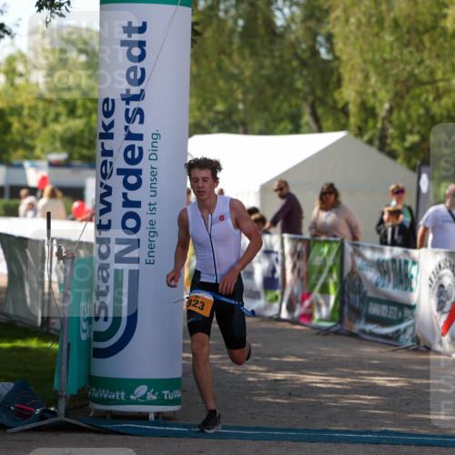 01.09.2024 - 17. Tribühne Triathlon Michael Strokosch http://msf.ph/oto/6908560 01.09.2024 11:47:20 Ziel 323, 338 meine-sportfotos.de