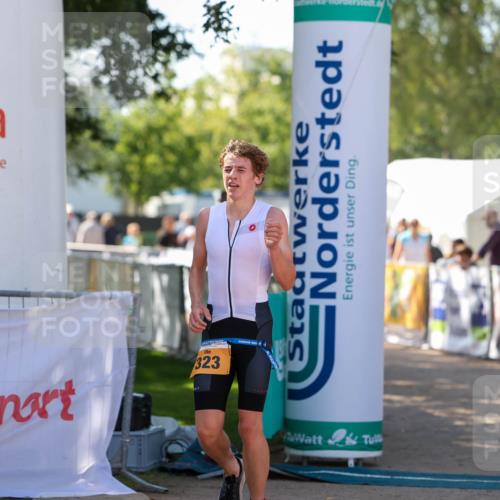 01.09.2024 - 17. Tribühne Triathlon Michael Strokosch http://msf.ph/oto/6908581 01.09.2024 11:47:21 Ziel 323, 338 meine-sportfotos.de