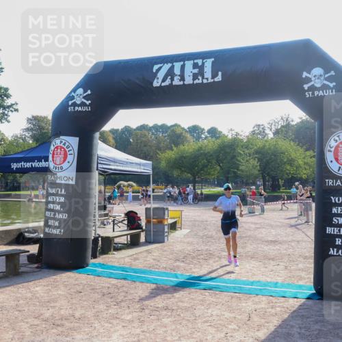 08.09.2024 - Stadtparktriathlon Luisa Fischer http://msf.ph/oto/7033190 08.09.2024 10:06:32 Ziel 144, 153 meine-sportfotos.de