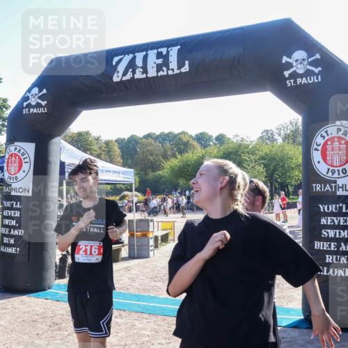 08.09.2024 - Stadtparktriathlon Luisa Fischer http://msf.ph/oto/7034137 08.09.2024 10:49:11 Ziel 211, 216, 217 meine-sportfotos.de