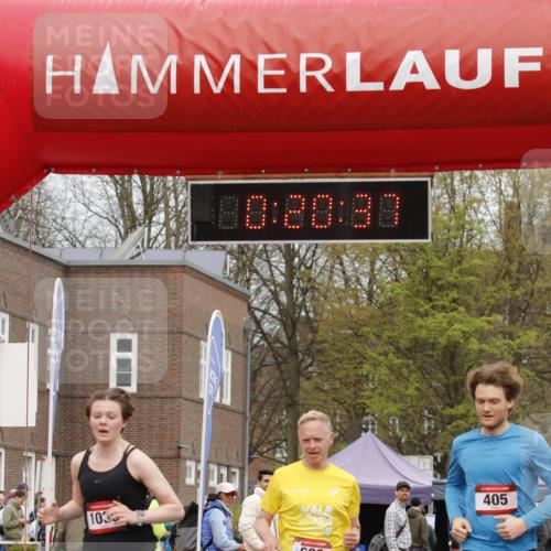 13.04.2025 - Hammer Lauf A. Gomolzig http://msf.ph/oto/7650979 13.04.2025 10:06:36 Ziel 405, 623, 656, 1030, 1985 meine-sportfotos.de