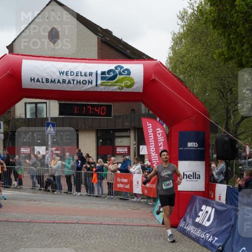 04.05.2025 - 8. Wedeler Halbmarathon Felixshl http://msf.ph/oto/7815199 04.05.2025 11:17:38 Ziel 1184, 1207 meine-sportfotos.de