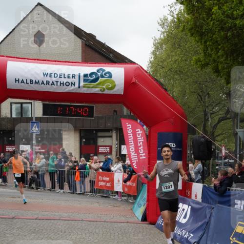 04.05.2025 - 8. Wedeler Halbmarathon Felixshl http://msf.ph/oto/7815203 04.05.2025 11:17:38 Ziel 1184, 1207 meine-sportfotos.de