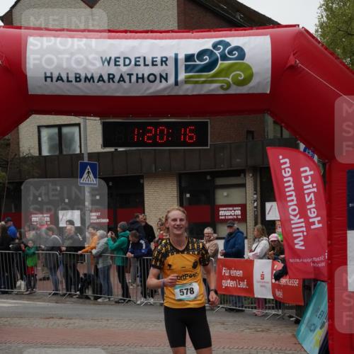 04.05.2025 - 8. Wedeler Halbmarathon Felixshl http://msf.ph/oto/7815555 04.05.2025 11:20:14 Ziel 578 meine-sportfotos.de