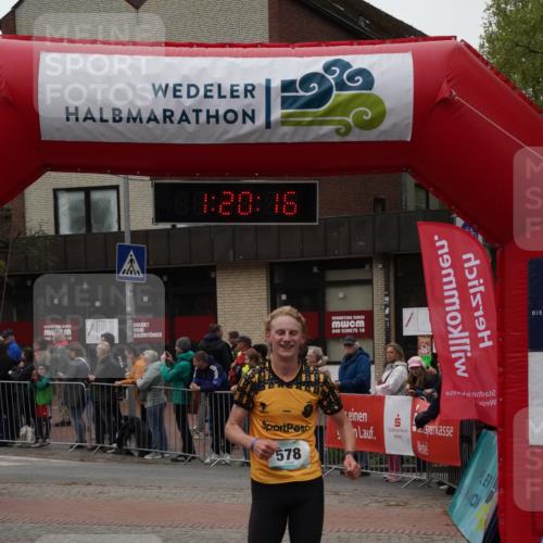 04.05.2025 - 8. Wedeler Halbmarathon Felixshl http://msf.ph/oto/7815565 04.05.2025 11:20:14 Ziel 578 meine-sportfotos.de