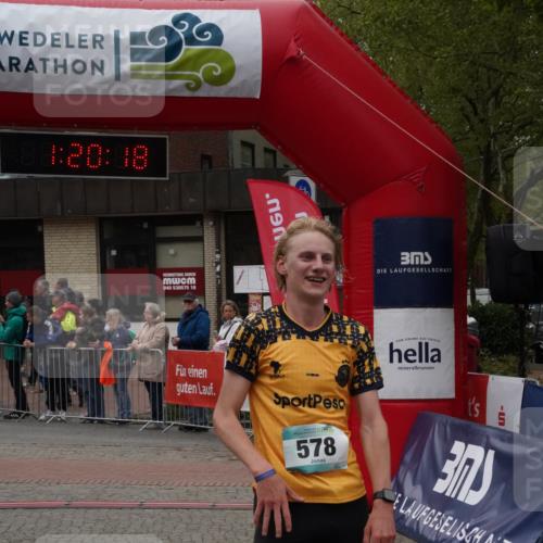 04.05.2025 - 8. Wedeler Halbmarathon Felixshl http://msf.ph/oto/7815592 04.05.2025 11:20:16 Ziel 578 meine-sportfotos.de