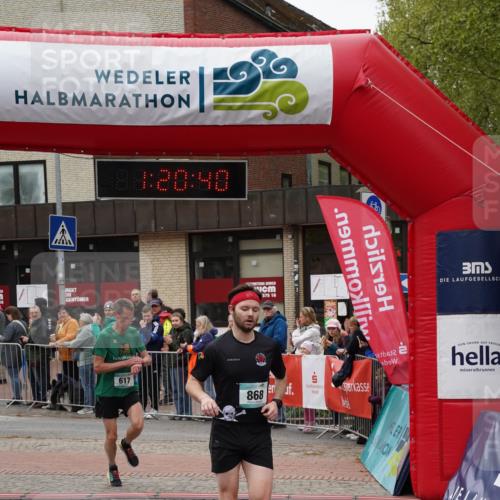 04.05.2025 - 8. Wedeler Halbmarathon Felixshl http://msf.ph/oto/7815776 04.05.2025 11:20:38 Ziel 617, 628, 868, 1156 meine-sportfotos.de