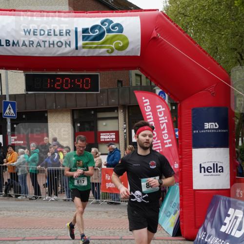 04.05.2025 - 8. Wedeler Halbmarathon Felixshl http://msf.ph/oto/7815790 04.05.2025 11:20:38 Ziel 617, 628, 868, 1156 meine-sportfotos.de