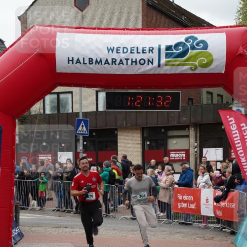 04.05.2025 - 8. Wedeler Halbmarathon Felixshl http://msf.ph/oto/7816185 04.05.2025 11:21:30 Ziel 368, 370, 1157 meine-sportfotos.de