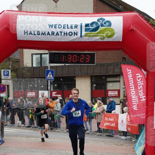 04.05.2025 - 8. Wedeler Halbmarathon Felixshl http://msf.ph/oto/7817460 04.05.2025 11:30:21 Ziel 514, 1111 meine-sportfotos.de
