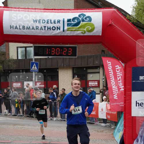 04.05.2025 - 8. Wedeler Halbmarathon Felixshl http://msf.ph/oto/7817464 04.05.2025 11:30:21 Ziel 514, 1111 meine-sportfotos.de