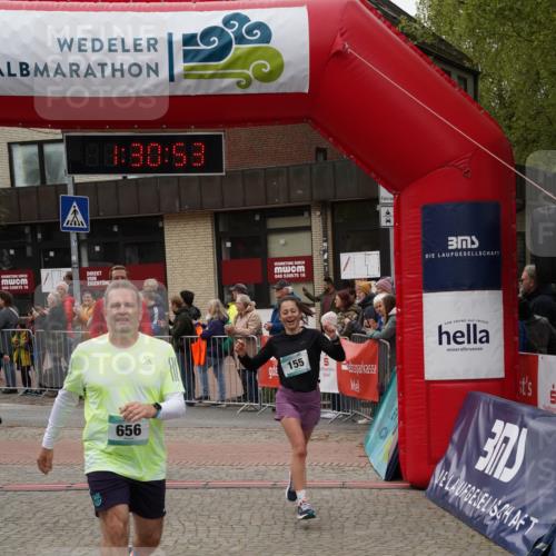 04.05.2025 - 8. Wedeler Halbmarathon Felixshl http://msf.ph/oto/7817524 04.05.2025 11:30:51 Ziel 155, 610, 616, 656, 659, 996 meine-sportfotos.de