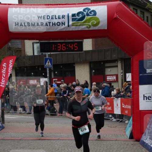 04.05.2025 - 8. Wedeler Halbmarathon Felixshl http://msf.ph/oto/7818098 04.05.2025 11:36:43 Ziel 526, 593, 663 meine-sportfotos.de