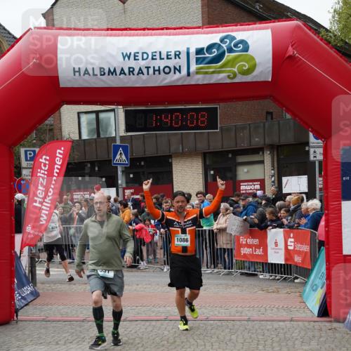 04.05.2025 - 8. Wedeler Halbmarathon Felixshl http://msf.ph/oto/7818418 04.05.2025 11:40:06 Ziel 331, 624 meine-sportfotos.de