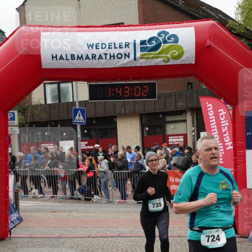 04.05.2025 - 8. Wedeler Halbmarathon Felixshl http://msf.ph/oto/7818674 04.05.2025 11:43:00 Ziel 724, 824 meine-sportfotos.de