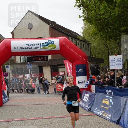 04.05.2025 - 8. Wedeler Halbmarathon Felixshl http://msf.ph/oto/7818822 04.05.2025 11:44:39 Ziel 402 meine-sportfotos.de