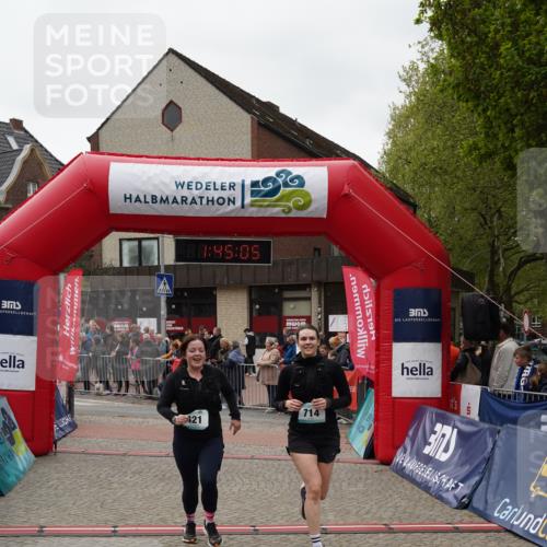 04.05.2025 - 8. Wedeler Halbmarathon Felixshl http://msf.ph/oto/7818860 04.05.2025 11:45:03 Ziel 392, 421, 714 meine-sportfotos.de