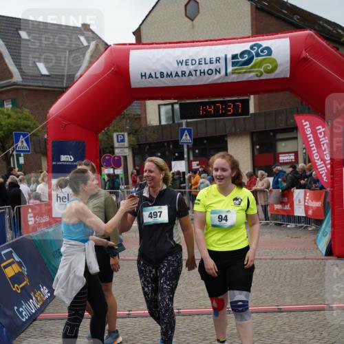 04.05.2025 - 8. Wedeler Halbmarathon Felixshl http://msf.ph/oto/7819082 04.05.2025 11:47:35 Ziel 94, 347, 497, 501 meine-sportfotos.de