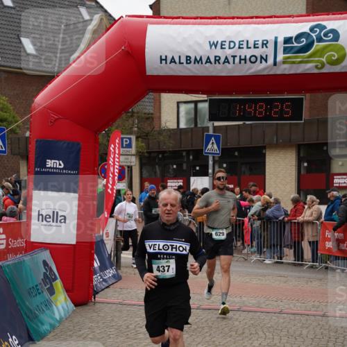04.05.2025 - 8. Wedeler Halbmarathon Felixshl http://msf.ph/oto/7819262 04.05.2025 11:48:23 Ziel 437, 629 meine-sportfotos.de
