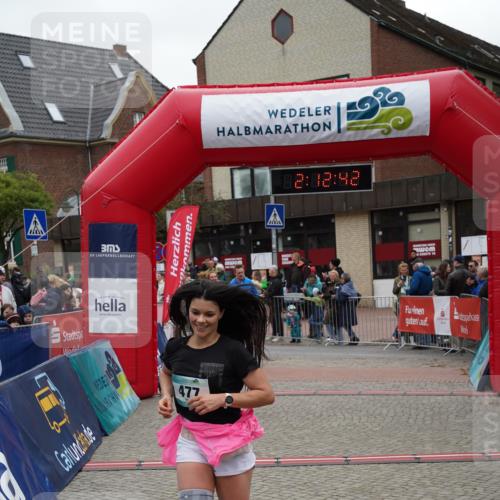 04.05.2025 - 8. Wedeler Halbmarathon Felixshl http://msf.ph/oto/7819416 04.05.2025 12:12:40 Ziel 183, 205, 477 meine-sportfotos.de